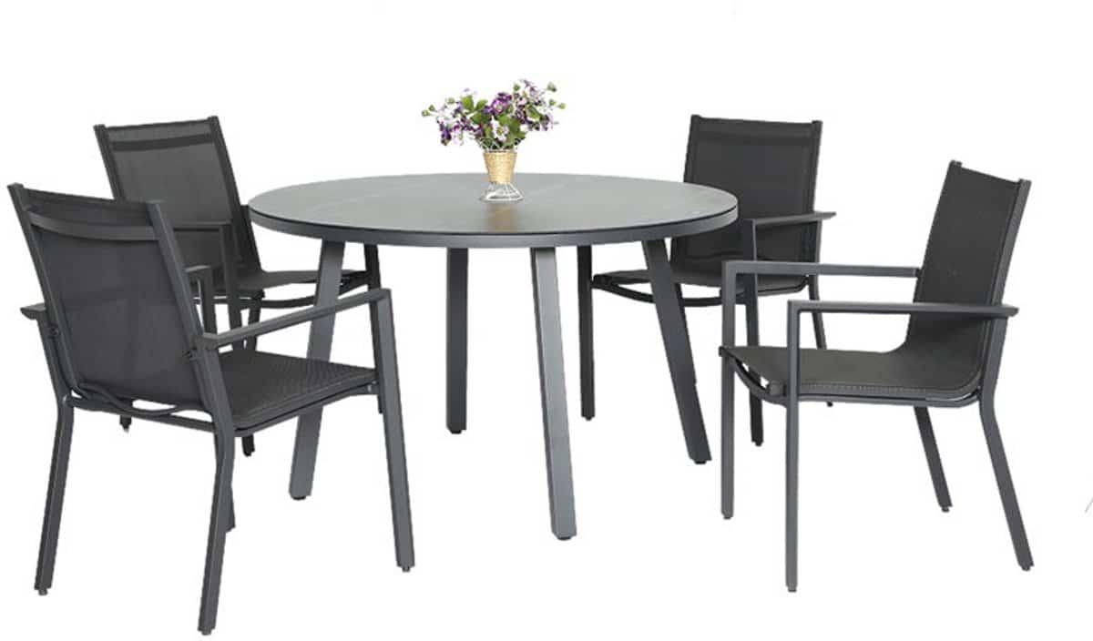 oosterik home diningset pinerolo chieri grey