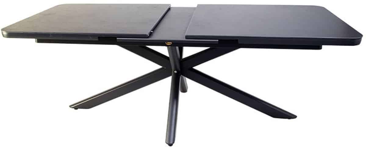 oosterik home hillsdale uitschuifbare dining tafel midnight grey…