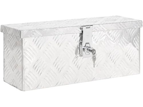 Opbergbox 50x15x20,5 cm van Aluminium - Roestbestendige Tuinkist en Gereedschapskist