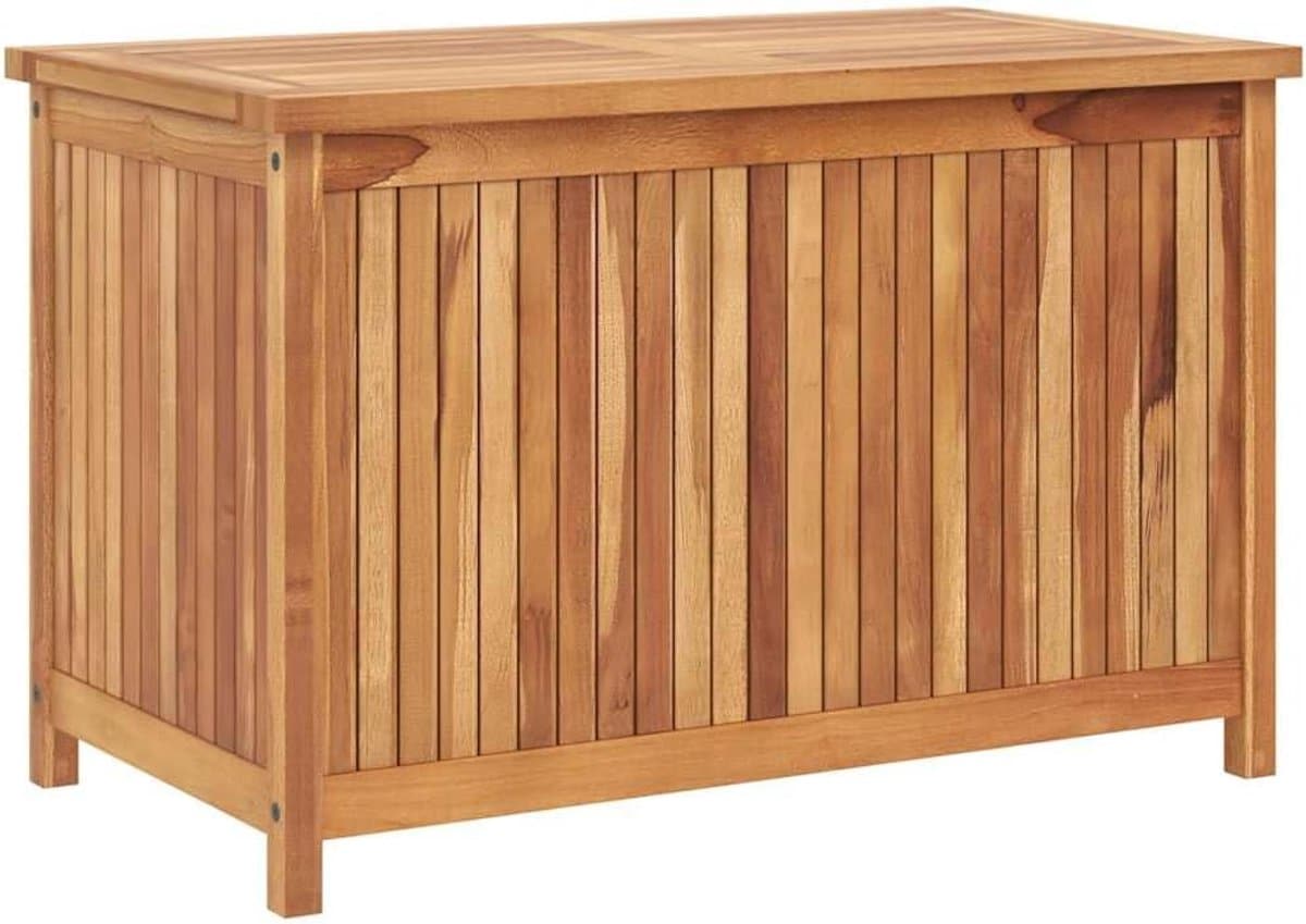 opbergbox hout tuinkist buiten opslag tuinspullen massief