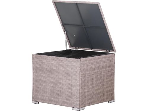 Opbergbox met deksel - Waterdicht - 300 l - Zwart