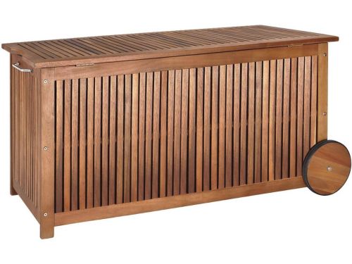 Opbergbox Tuin 120x55x60cm - Weerbestendige Tuinkist met Wielen en Ventilatie