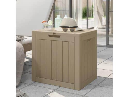 Opbergbox Tuin - Buitenbox Deksel - Spullen Opslaan - Imitatie