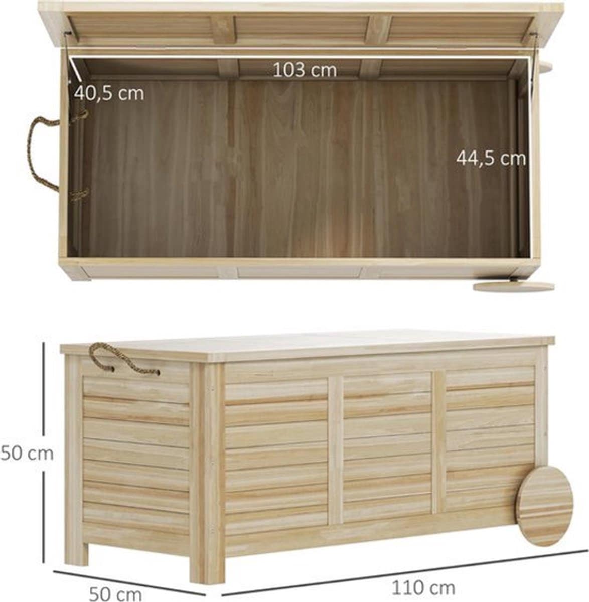 opbergbox tuinkist kussenbox buitenbox tuinbox