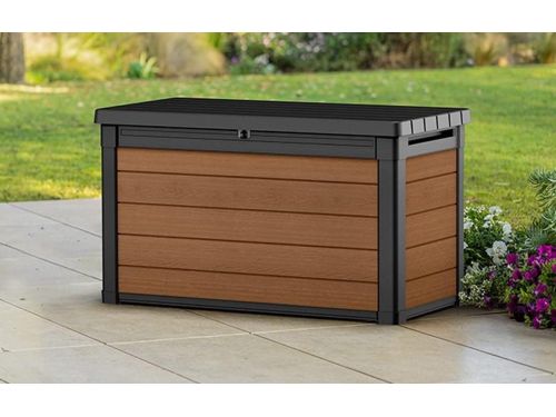 Opbergbox Tuinkussenbox Cortina bruin - 380 liter Opbergbox Tuinkussenbox