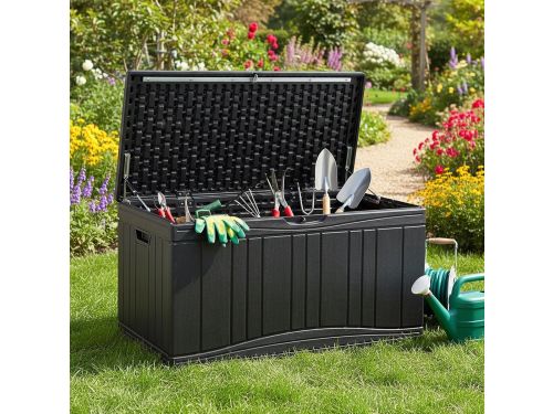 Opbergdoos Tuin - Buitenkist Waterdicht - Terras Opslag - Deksel
