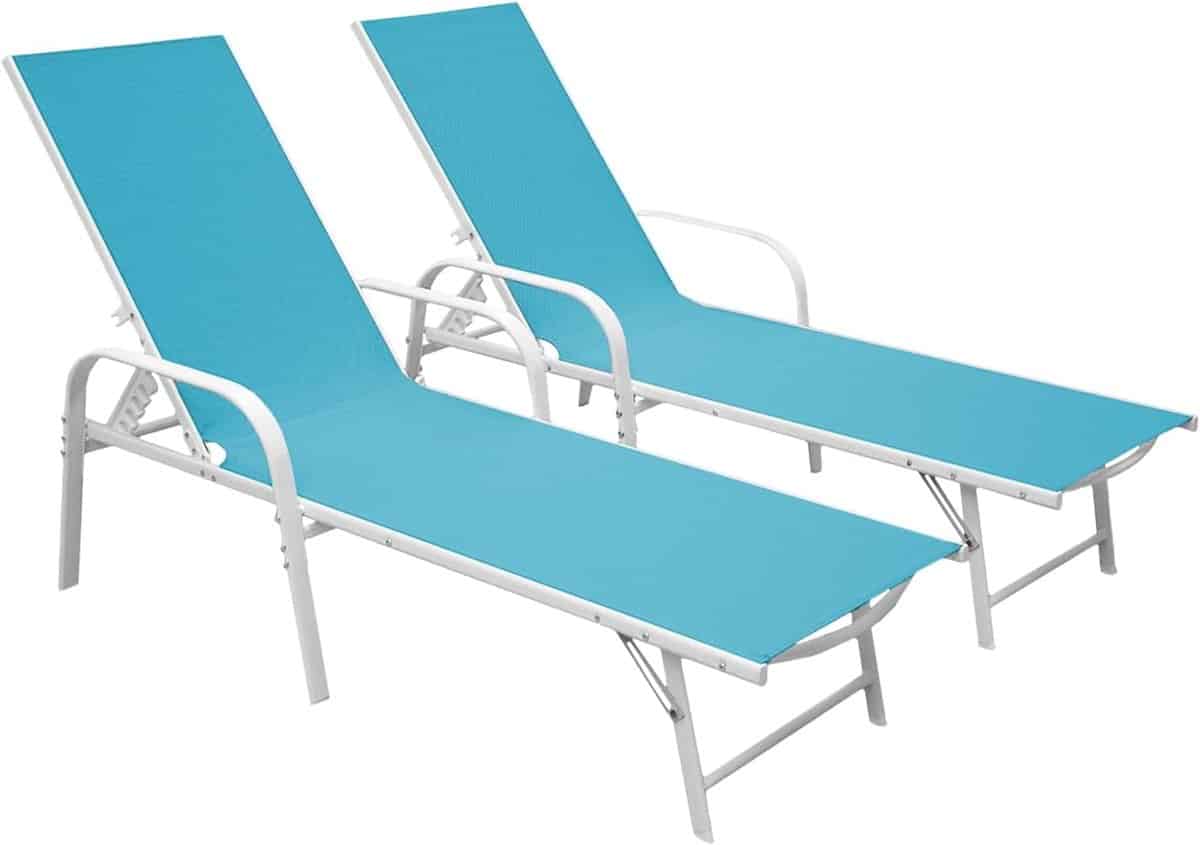 opklapbare ligbedden zonnebedden tuinstoelen ontspannen buiten meerdere
