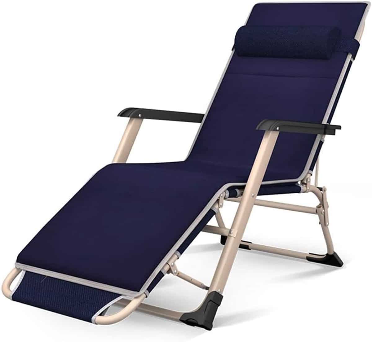 opvouwbare ligstoel strandstoel lounger ontspannen buiten superbreed
