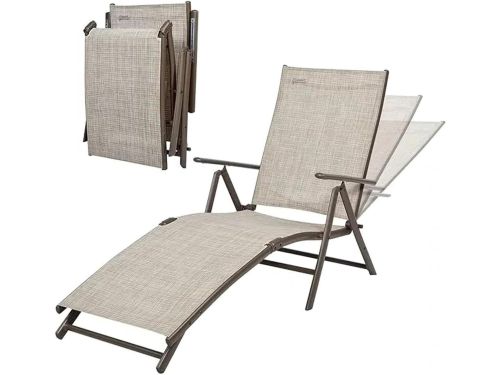 Opvouwbare Ligstoel - Terrasstoel Lounger - Ontspannen Buiten - 7