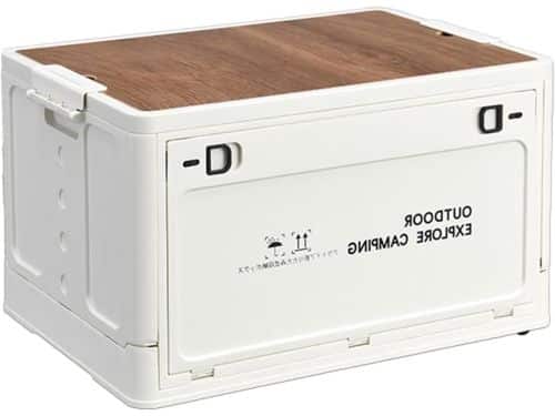 Opvouwbare Opbergbox - Camping Container - Outdoor Organisatie - Houten