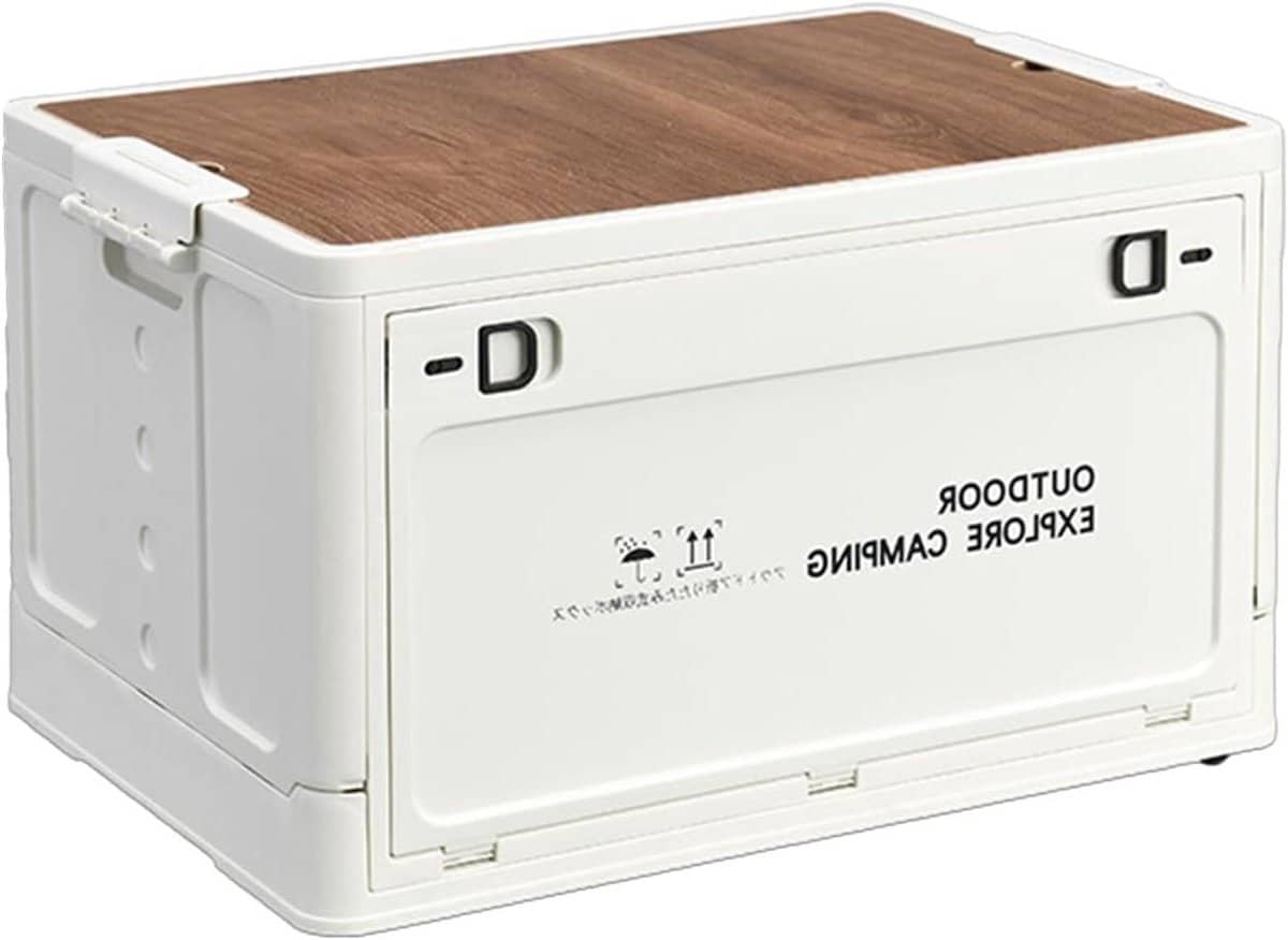 opvouwbare opbergbox camping container outdoor organisatie houten