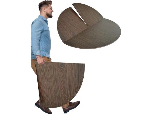 Opvouwbare Werktafel - Klaptafel Rond - Ruimtebesparend Werken - Geen