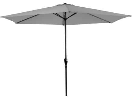 Outdoor Living - Parasol Gemini licht grijs Ø3mtr