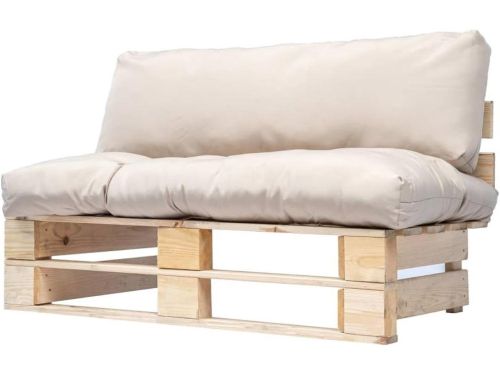Pallet Loungebank - Buitenbank Kussens - Ontspannen Buiten - Keteldruk