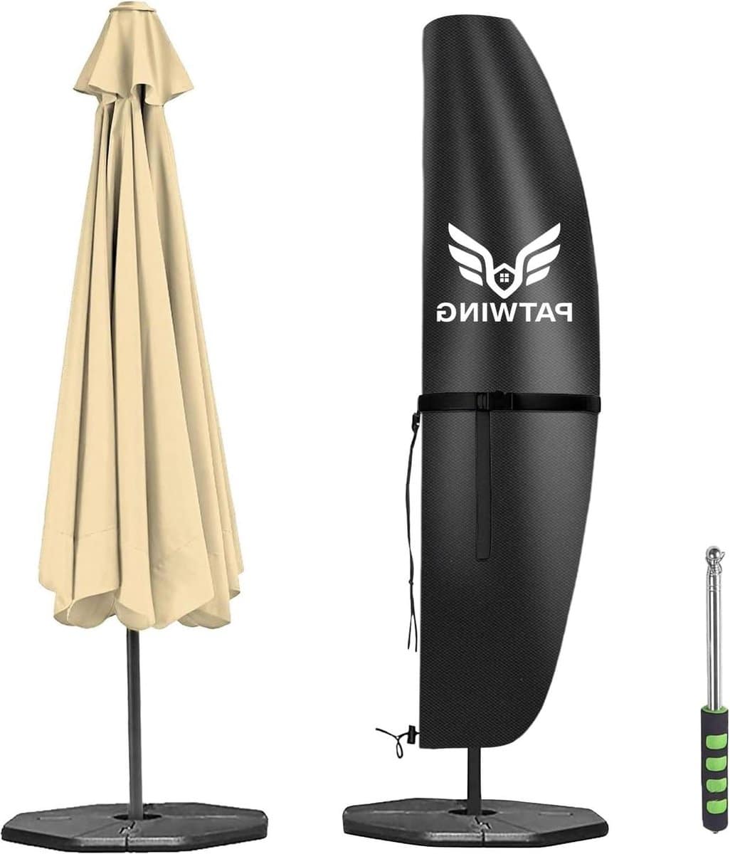 parasol beschermhoes met stang waterdicht en weerbestendig 600d