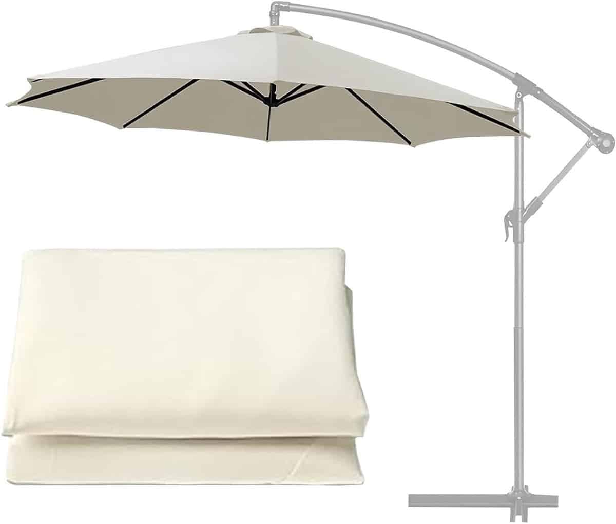 parasol vervangdoek parasolhoes canvas buiten zitten waterdicht