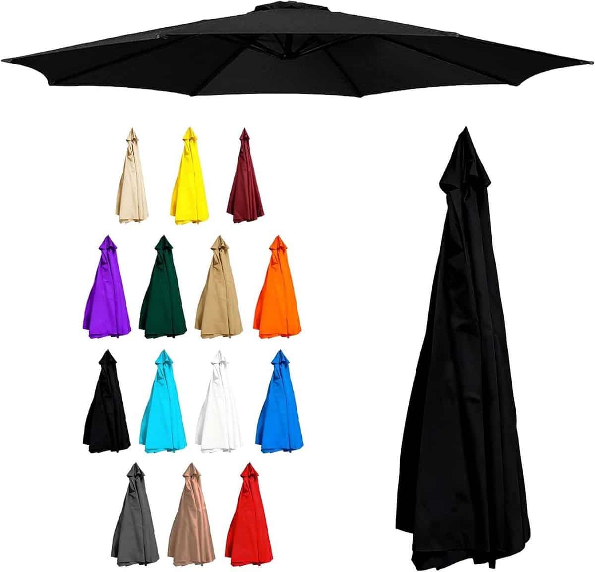 parasol vervangdoek parasolhoes doek tuin bescherming waterdicht