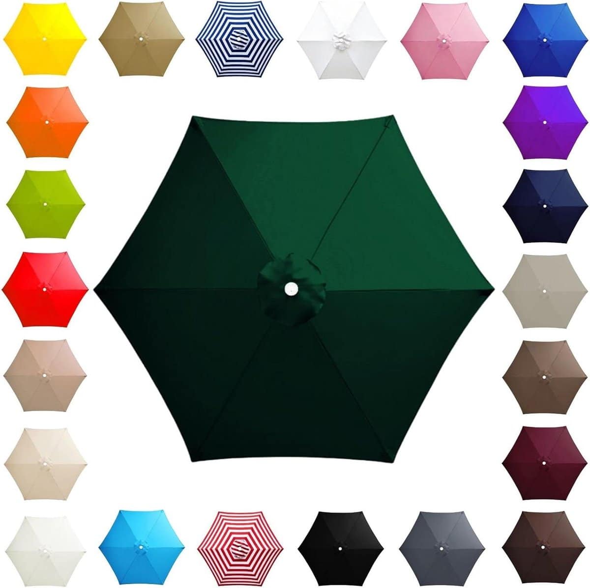 parasol vervangdoek parasolhoes terras beschermen uv30+ waterdicht