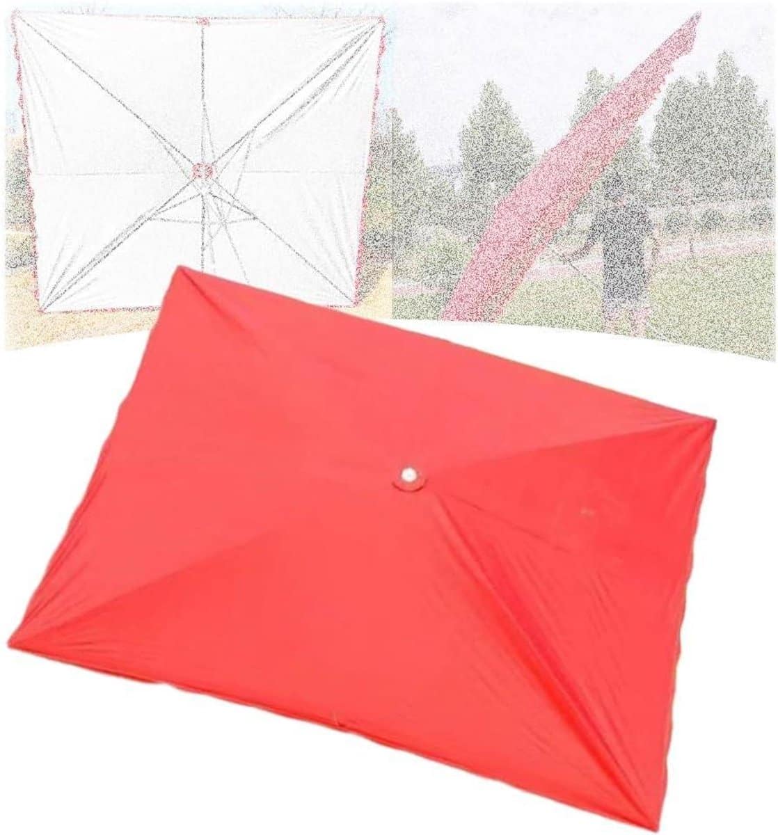 parasol vervangingsdoek parasolhoes buiten zonnen waterdicht uv50+