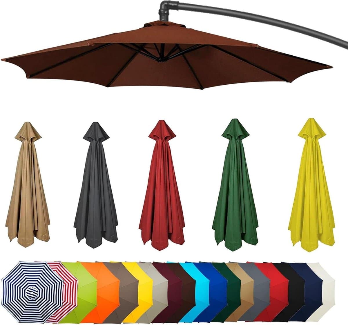 parasol vervangingsdoek parasolhoes doek tuin schaduw creëren