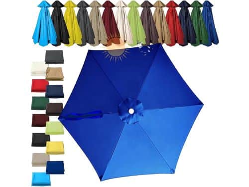 Parasol Vervangingsdoek - Parasolhoes Tuinparasol - Buiten Zonnen - Geperforeerd