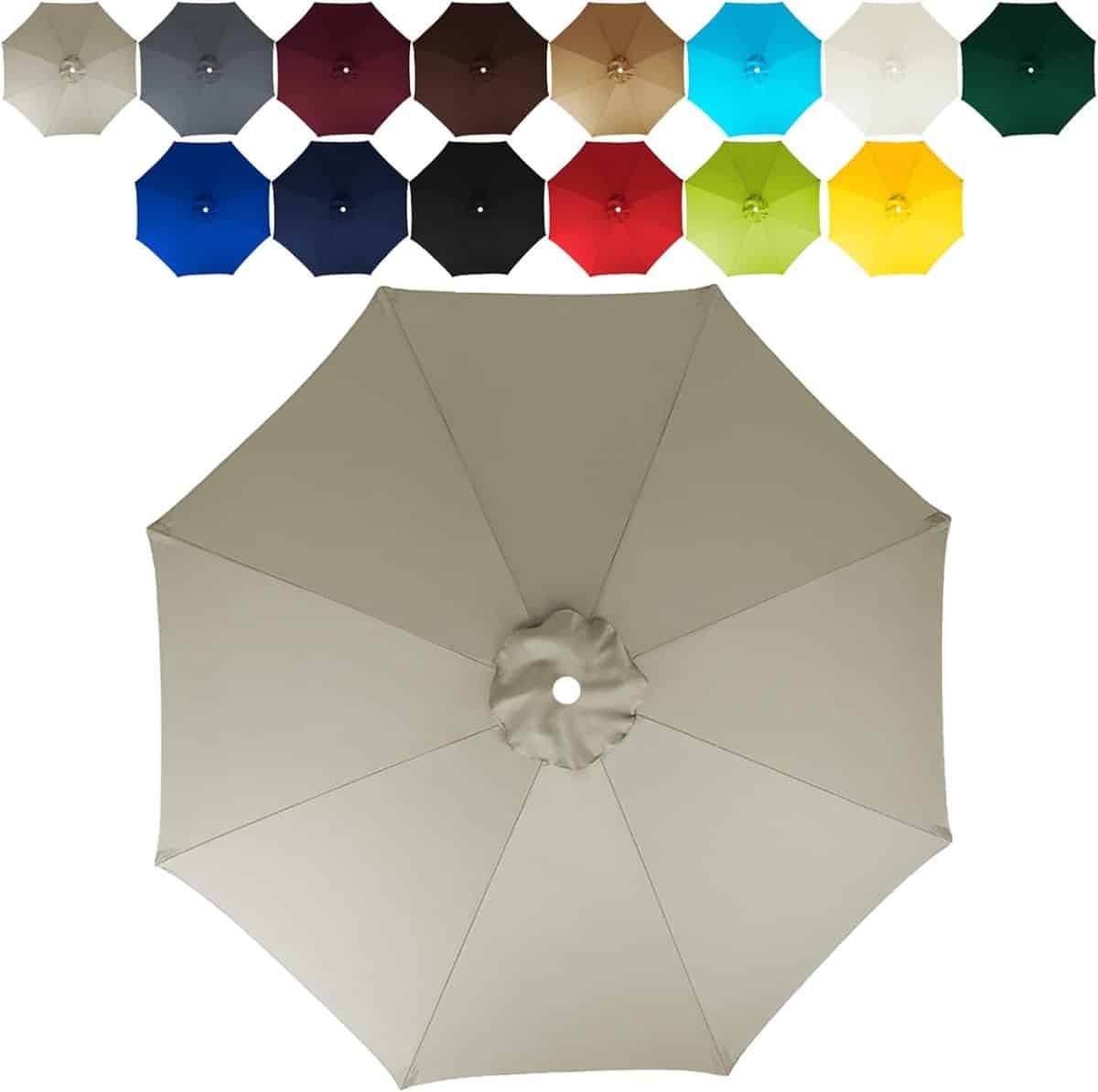 parasol vervangingsdoek parasolhoes vernieuwen buiten zitten uv50+
