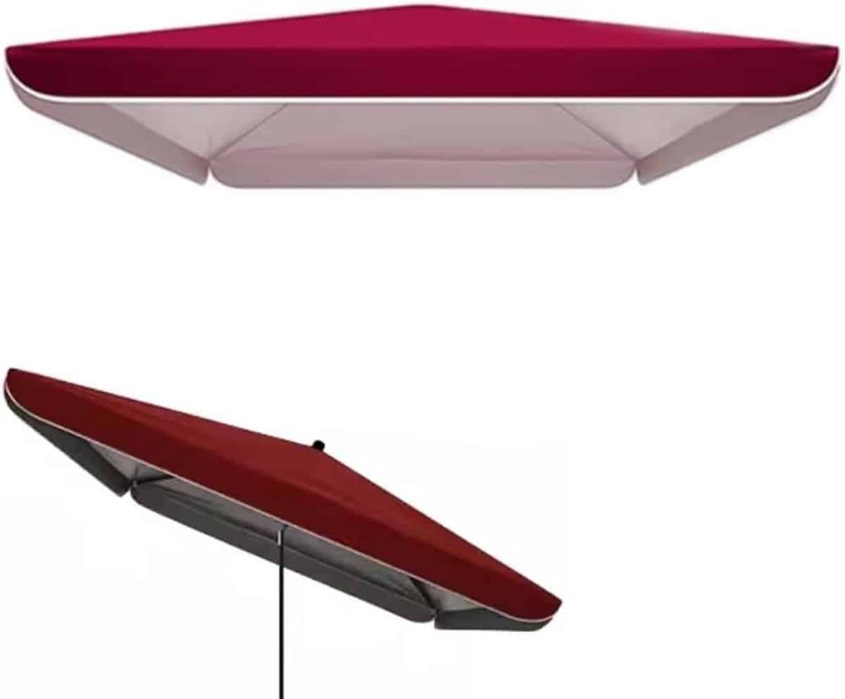 parasol vervangingsdoek parasolhoes vierkant buiten schaduw creëren
