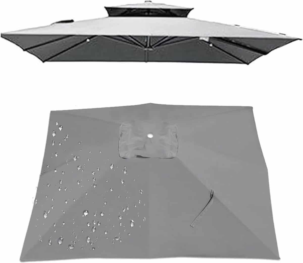 parasol vervangingsluifel parasolhoes buiten zonnen uv bescherming