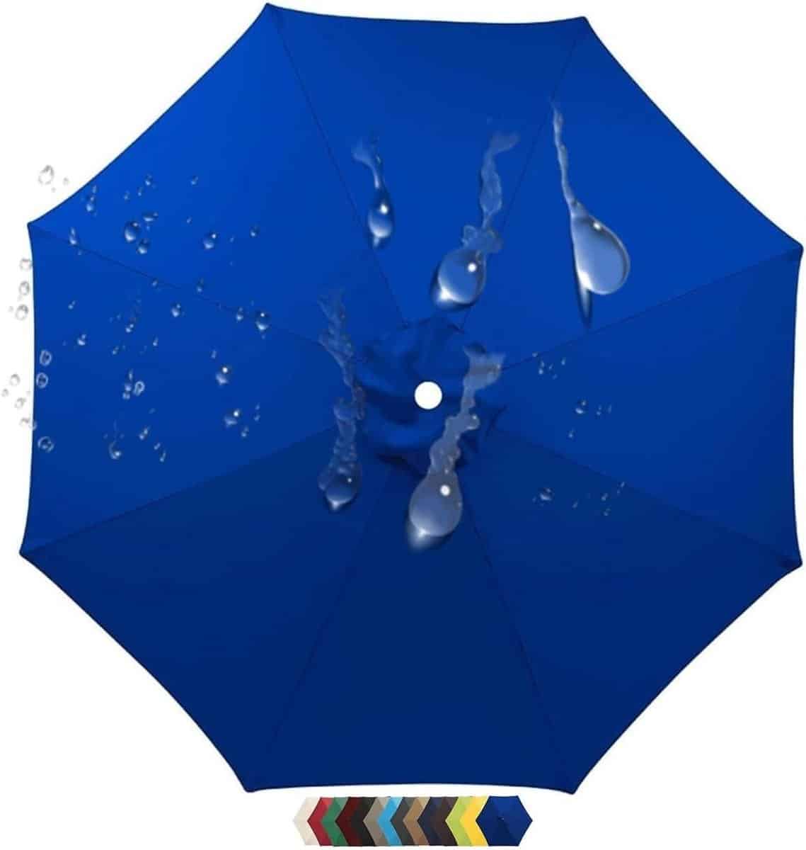 parasol vervangingsluifel parasolhoes tuin buiten zonnen waterdicht