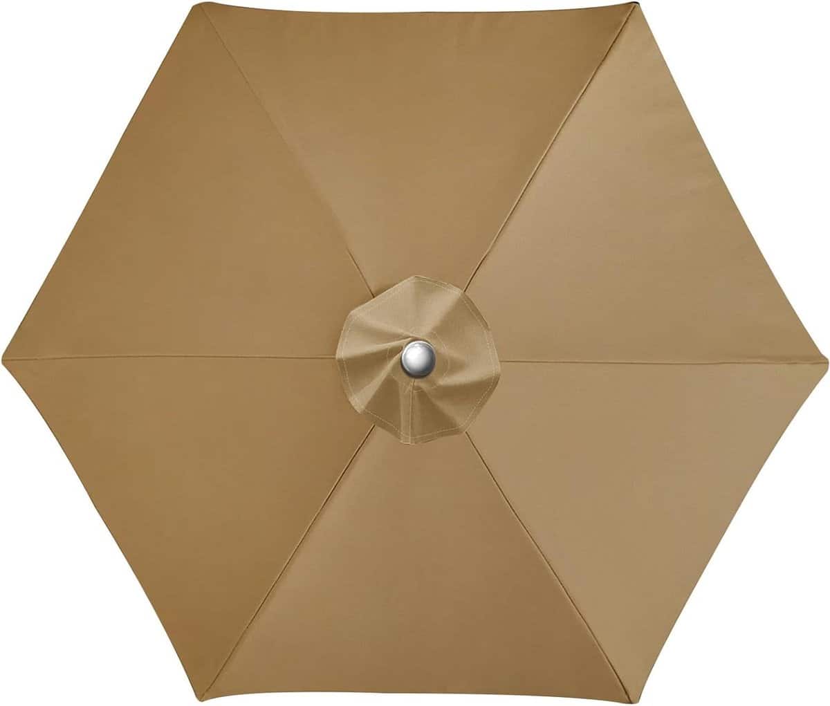 parasol vervangingsstof parasolhoes doek terras beschermen geïntegreerde