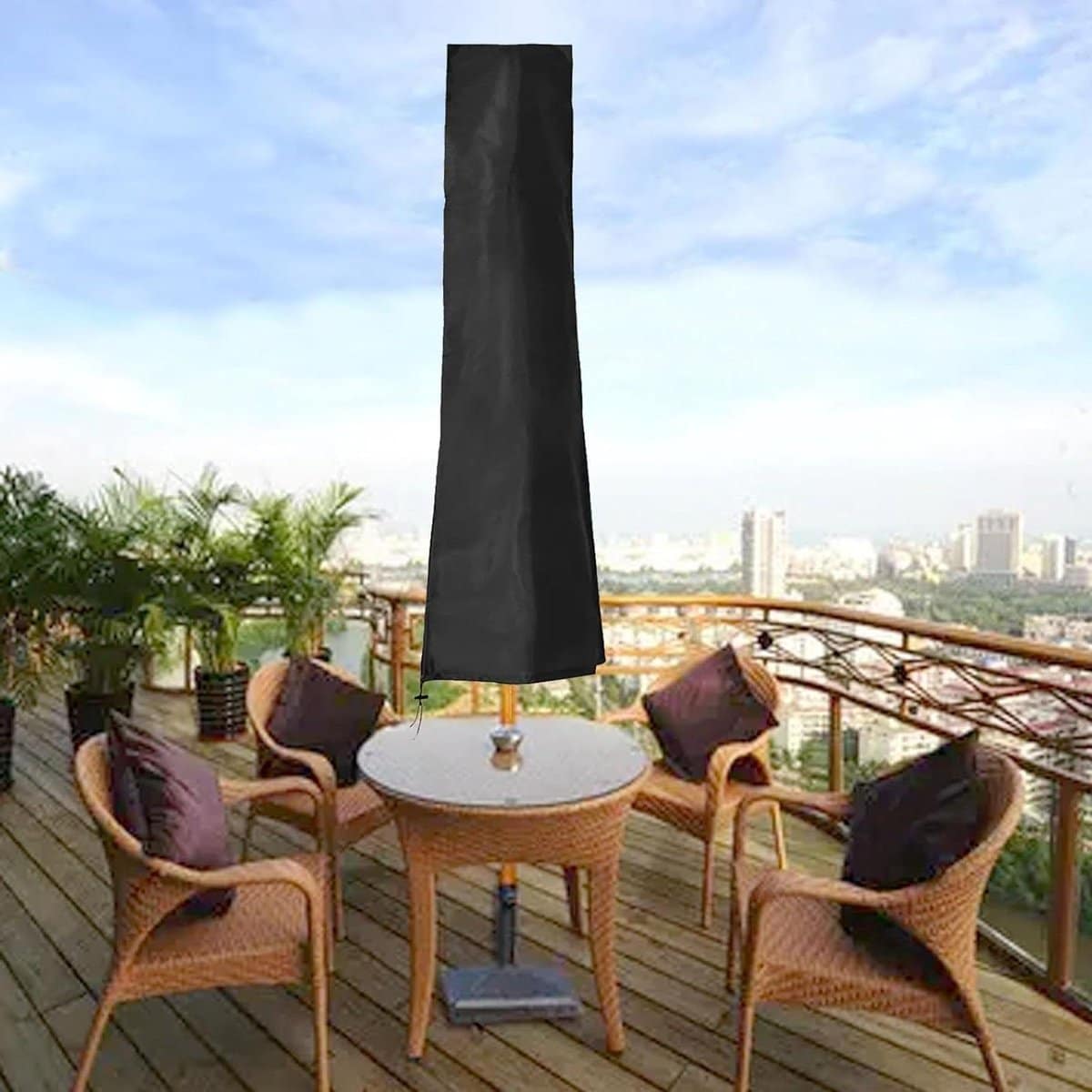 parasolhoes parapluhoes tuin bescherming buiten waterdicht winddicht