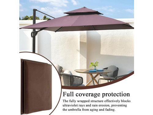 Parasolhoes - Terrasparasol beschermhoes - Parasol beschermen - Wind- en