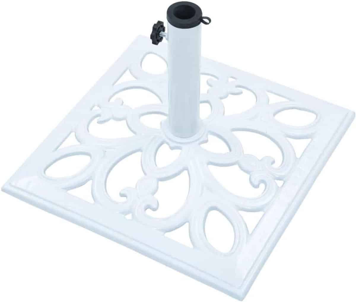 parasolvoet gietijzer parasolhouder marktparaplu stabiele parasol plaatsen