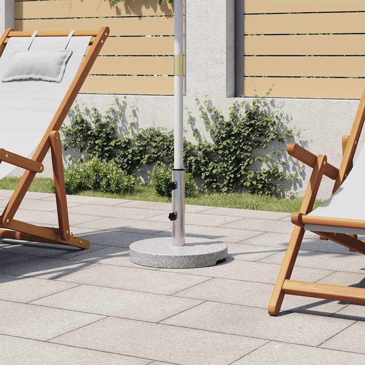 parasolvoet graniet parasolhouder rond terras stabiliseren massief