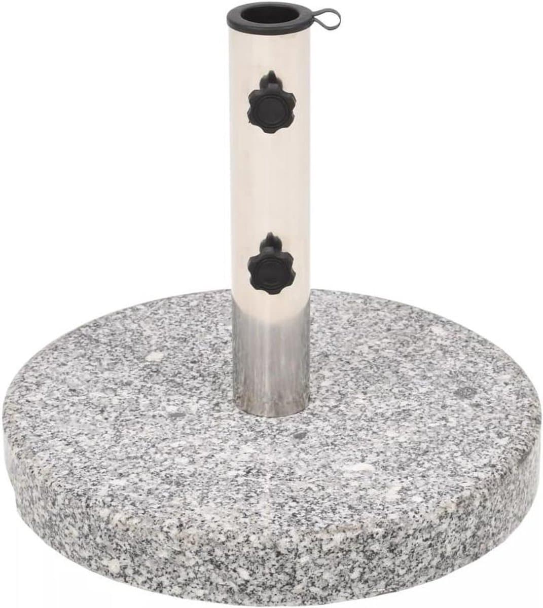 parasolvoet graniet rond parasolstandaard stevig parasol stabiliseren
