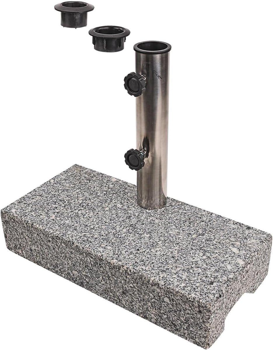 parasolvoet graniet standaard terras stabiliseren half parasol
