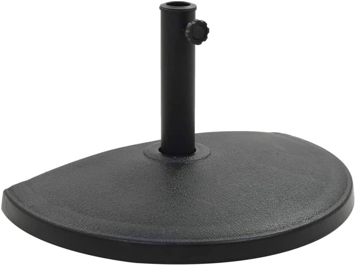 parasolvoet parasolhouder tuin terras halfrond model