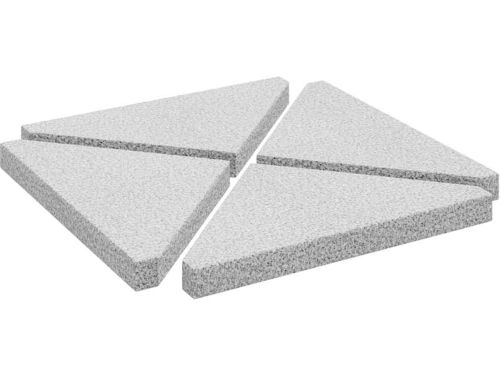 Parasolvoet Platen - Basis Gewicht - Stabiliteit Bieden - Driehoekig