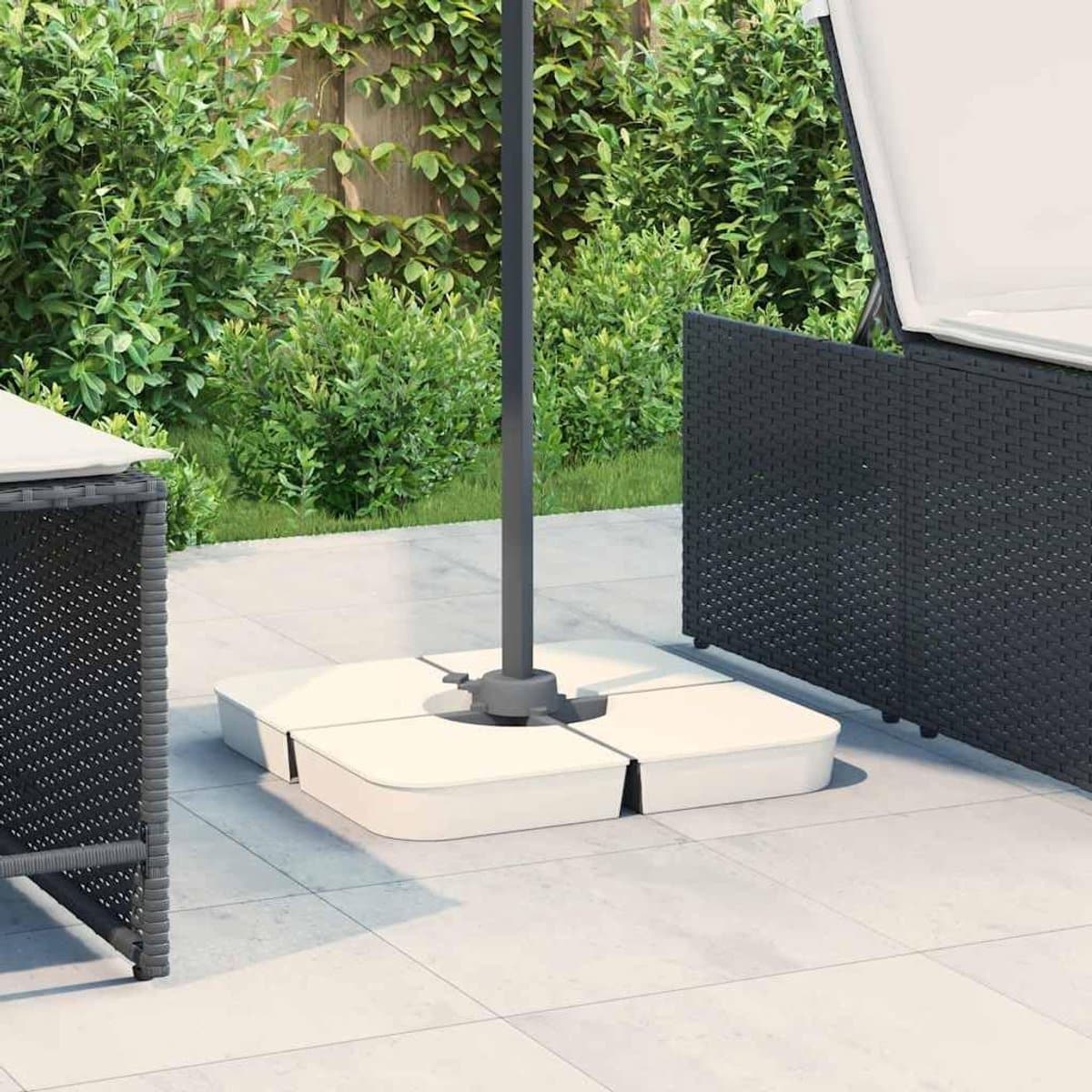 parasolvoet set kruisvoet stabilisator terras en tuin