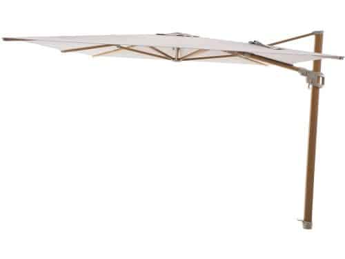 Perfect Shadow Eclipse zweefparasol 300x300 cm. Ultra - Woodlook/Urban Taupe