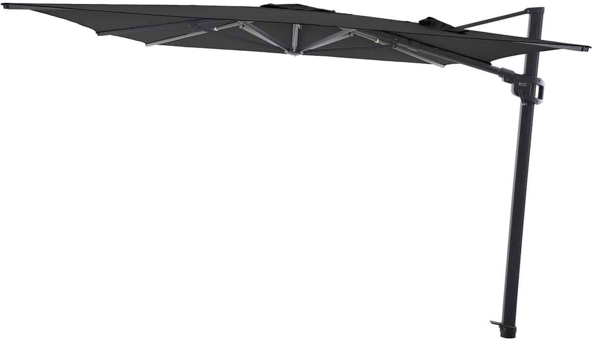 perfect shadow eclipse zweefparasol 400×300 cm. ultra antraciet/ash black