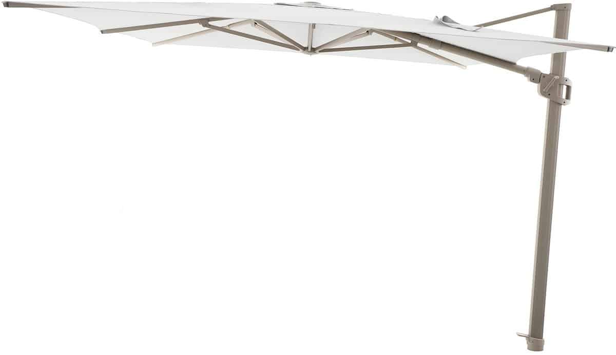 perfect shadow eclipse zweefparasol 400×300 cm. ultra latte/soft sand