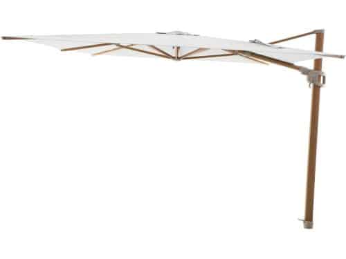 Perfect Shadow Eclipse zweefparasol 400x300 cm. Ultra - Woodlook/Soft Sand