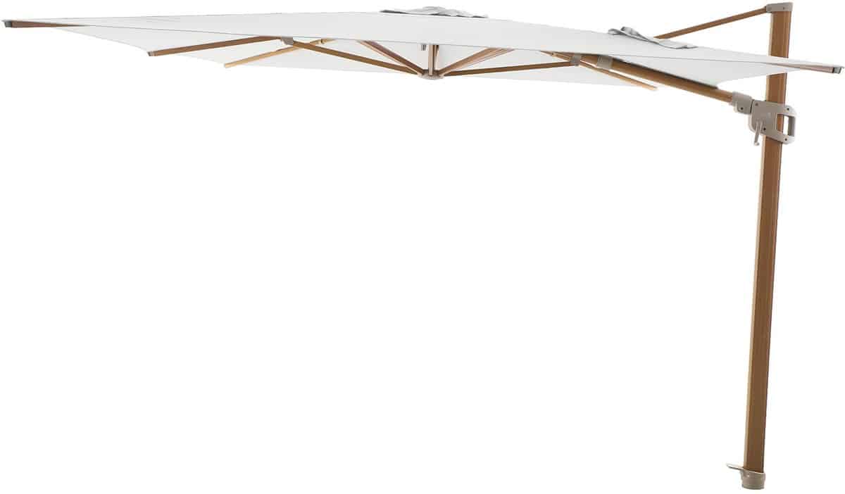 perfect shadow eclipse zweefparasol 400×300 cm. ultra woodlook/soft sand