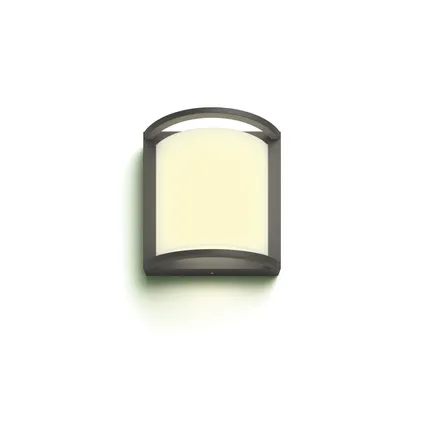 philips wandlamp samondra antraciet 3,8w