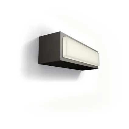 philips wandlamp stratosphere donkergrijs 3,8w
