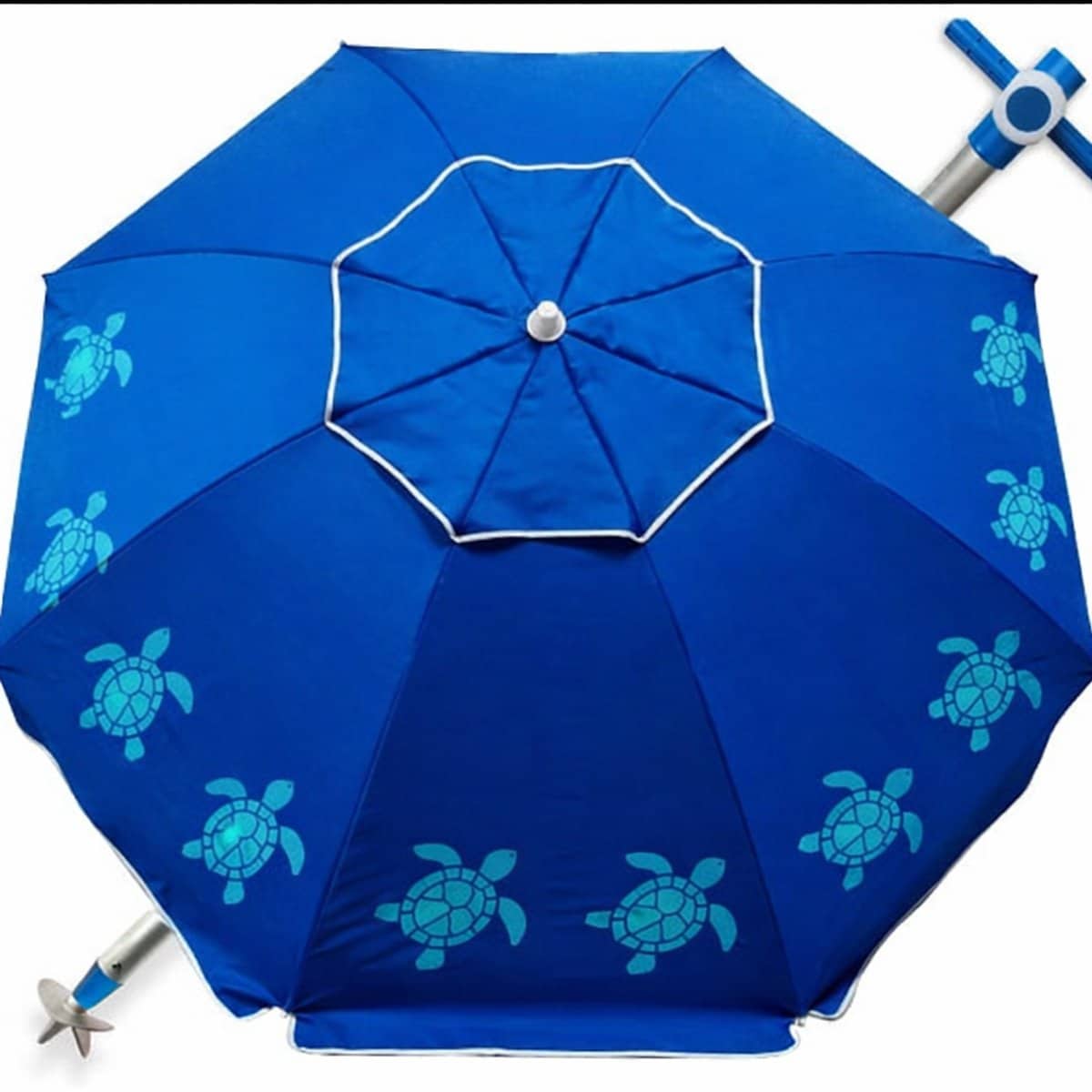 pincho luxe aluminium strandparasol 200 cm & lange zandboor