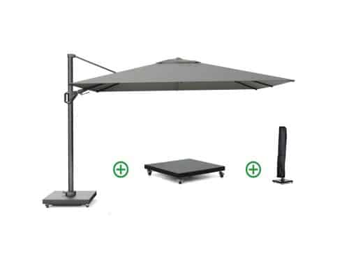 Platinum Challenger zweefparasol 2.6x3.5m T2 premium (incl. voet en hoes) Manhattan