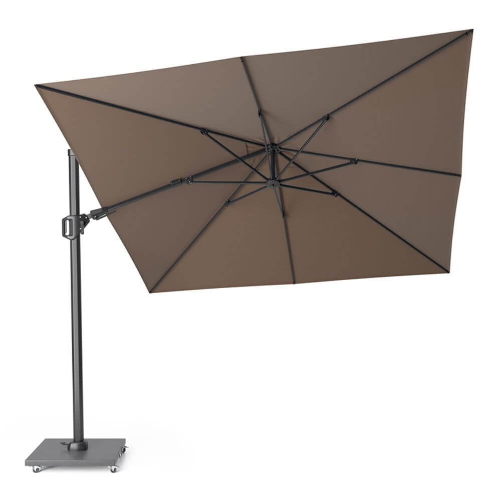 platinum challenger zweefparasol t2 premium 3×3 havanna