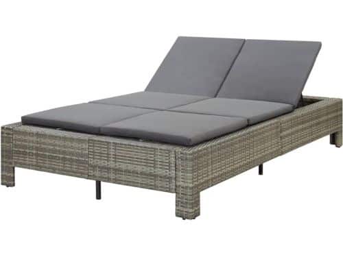 Polyrotan Ligbed - Tuinbed Lounger - Buiten Ontspannen - Verstelbare